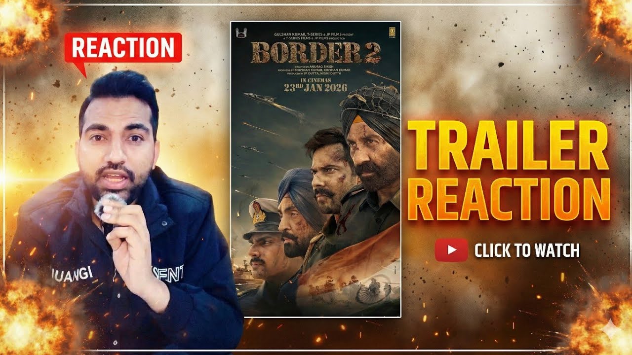 BORDER 2 TRAILER REACTION! 🇮🇳 | BORDER2 Is Ready To Carry Forward Border's legacy #border2 #reaction