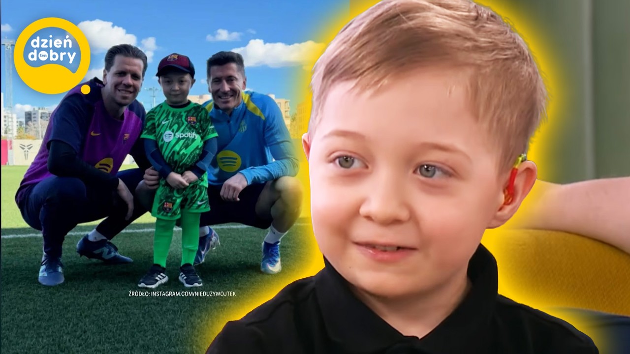 Wojciech Szczęsny spełnił marzenie chorego chłopca - Nieduży Wojtek opowiedział o spotkaniu | DDTVN