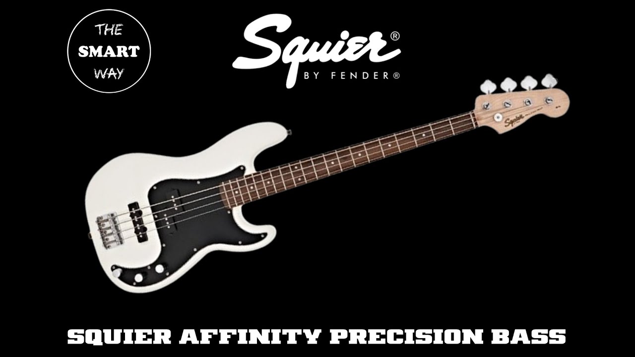 SQUIER BY FENDER AFFINITY PRECISION BASS GUITAR EASY SET UP METHOD