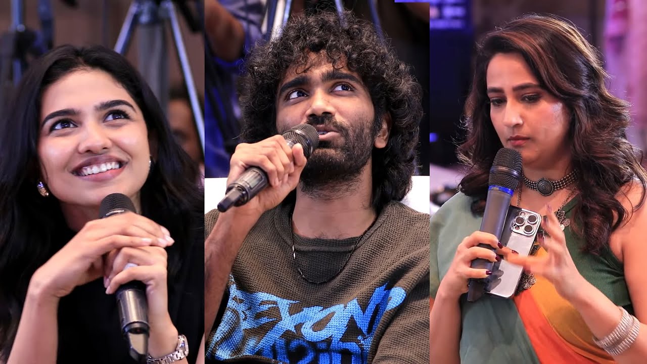 Anchor Manjusha Funny Questions to DUDE Movie Team | Dude Blockbuster 100cr Meet | NTV ENT