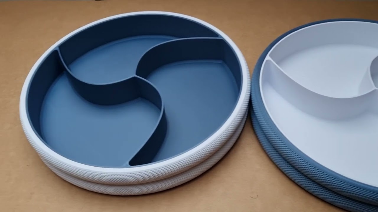 3D Printing Grideo Snack Trays | Multi-Compartment Organizers Time-Lapse