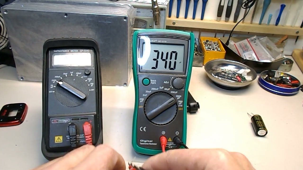 CAPACITANCE METER PROMAX CP-534C  & Pro'sKit MT-5110 Comparative