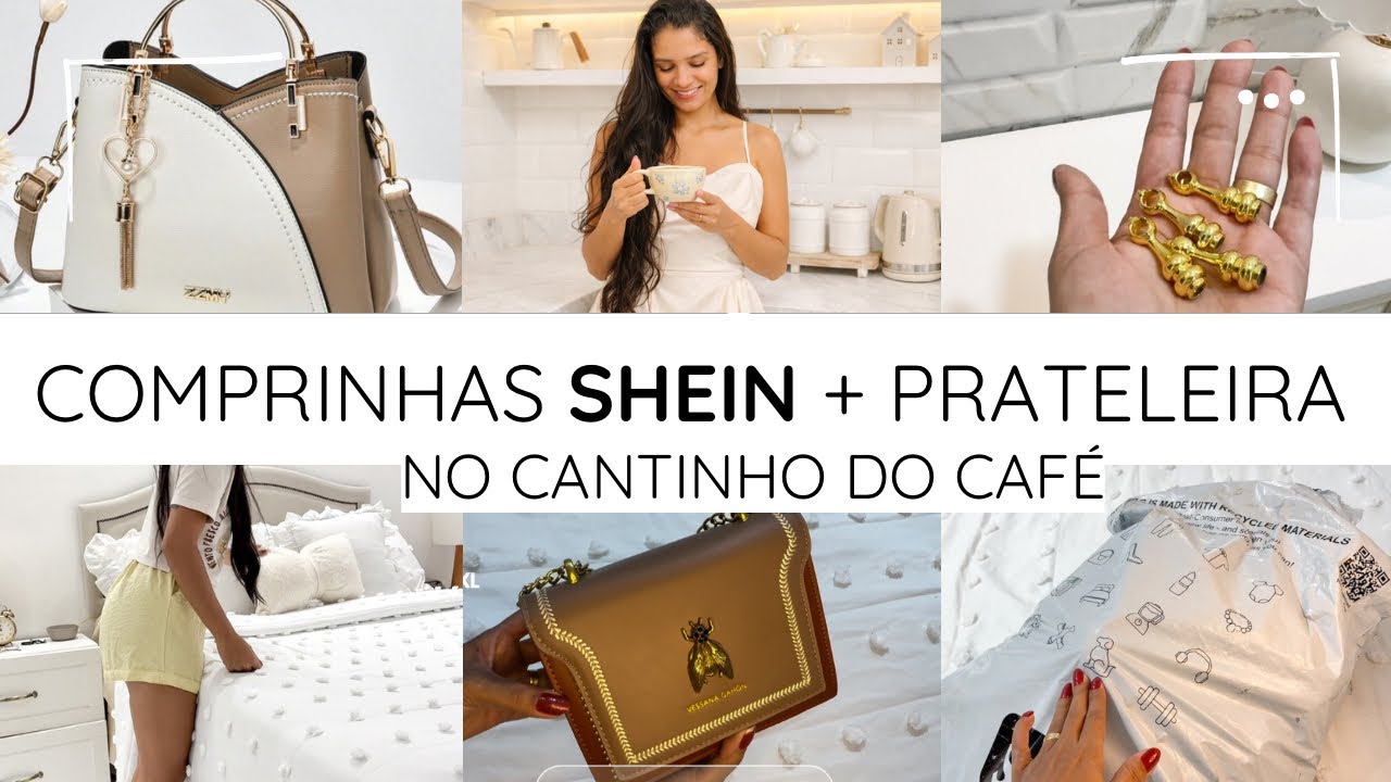 COMPRINHAS NA SHEIN | PRATELEIRA NO CANTINHO DO CAFÉ | ROTINA COM ALMA 