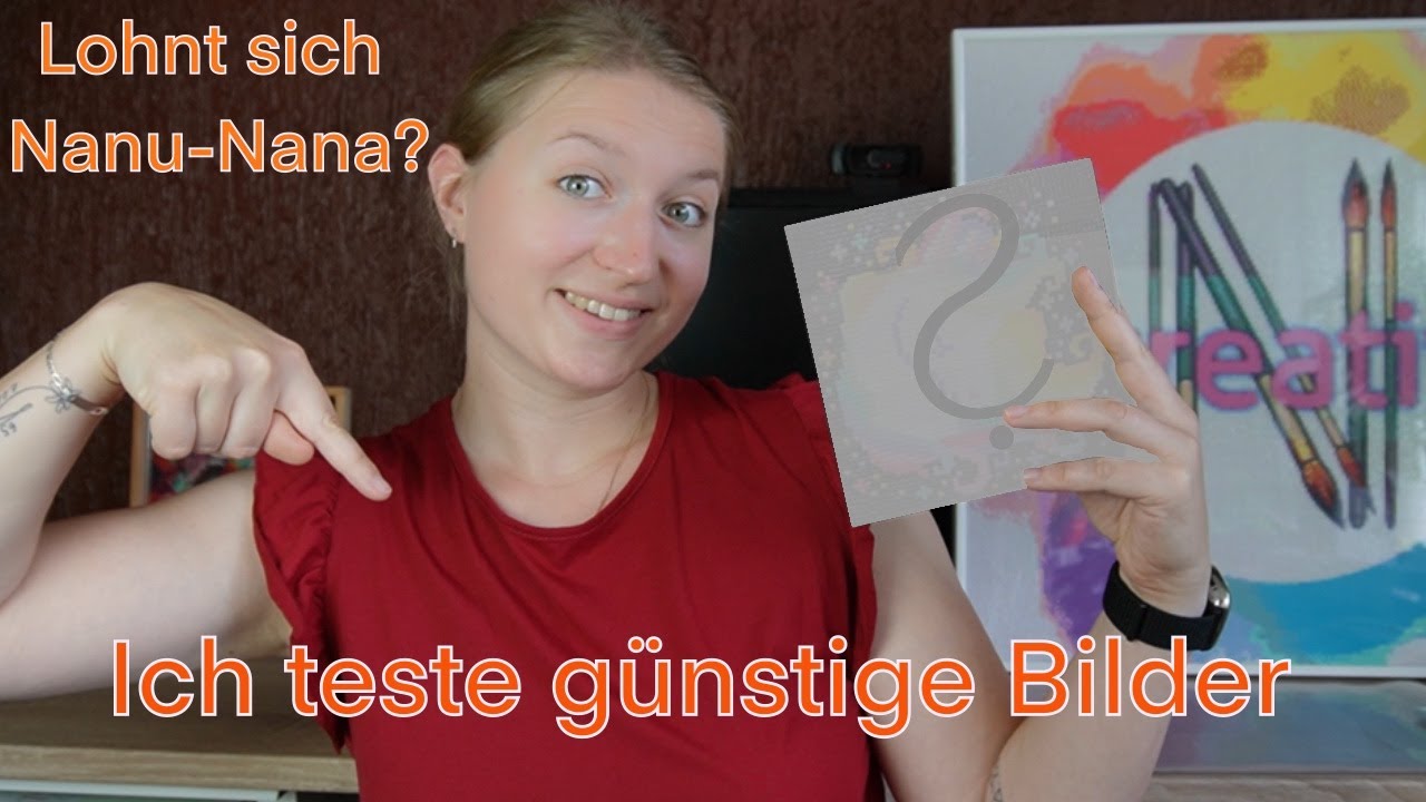Diamondpaintingvlog – Teil 16: günstiges Nanu-Nana Bild im Test –