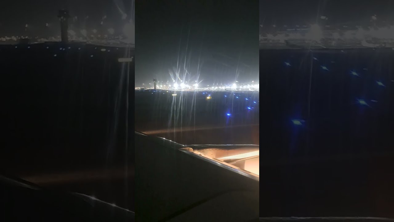 Tunisair landing at Tunis Carthage Airport