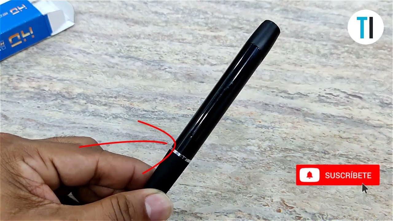 Bolígrafo con cámara oculta HD uso y funcionamiento