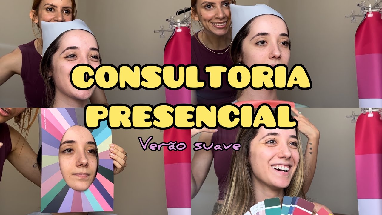 CONSULTORIA COLORAÇÃO PESSOAL PRESENCIAL - Verão Suave #veraosuave