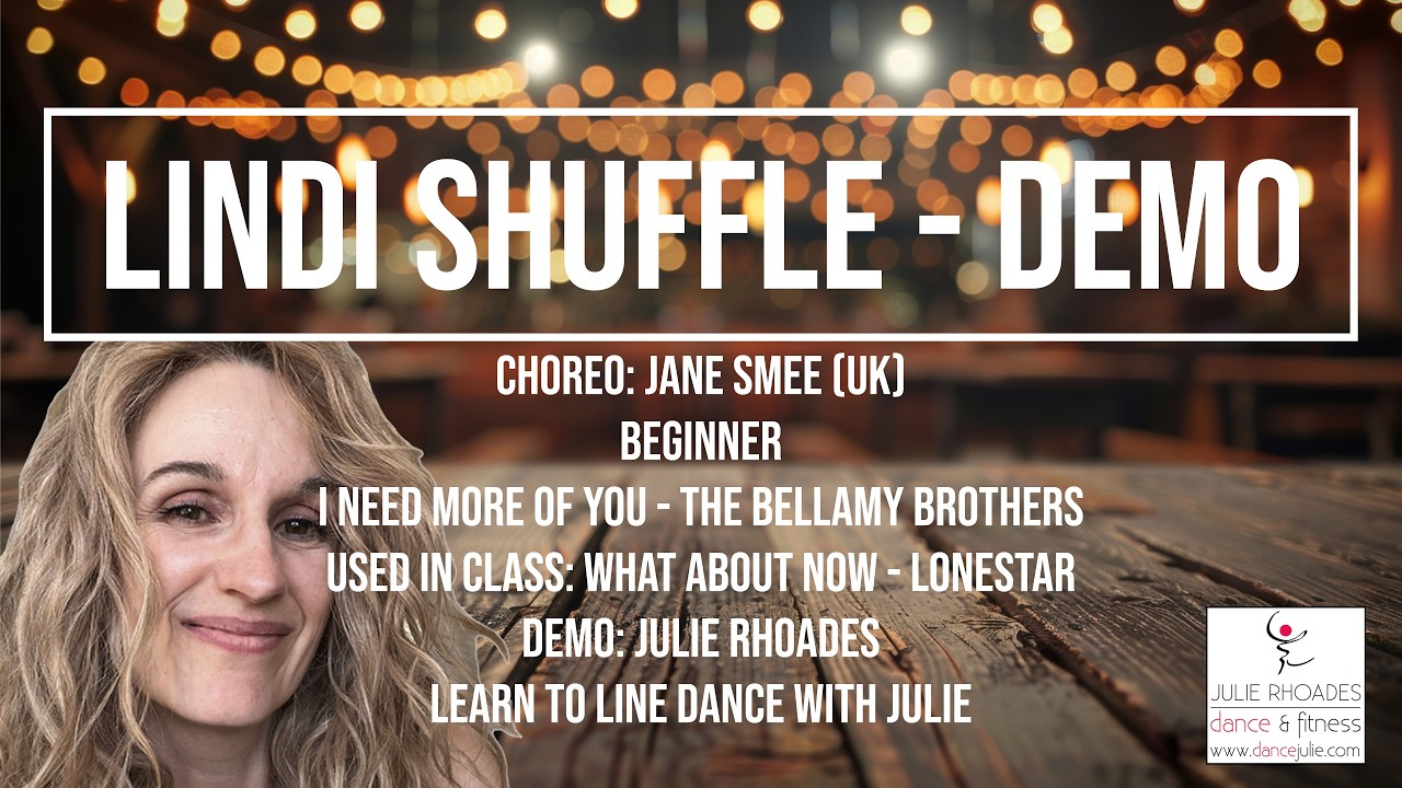 Lindi Shuffle Line Dance - Jane Smee (UK) - Beginners - Demo