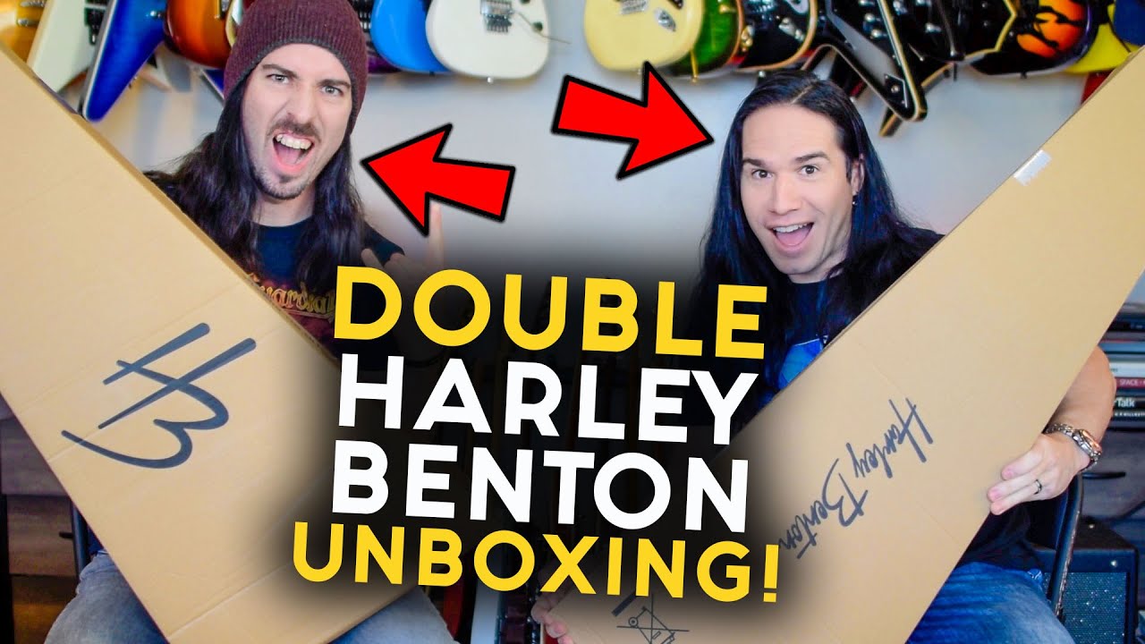 Unboxing TWO, CHEAP Harley Benton Guitars - Feat. Deakon Lekross