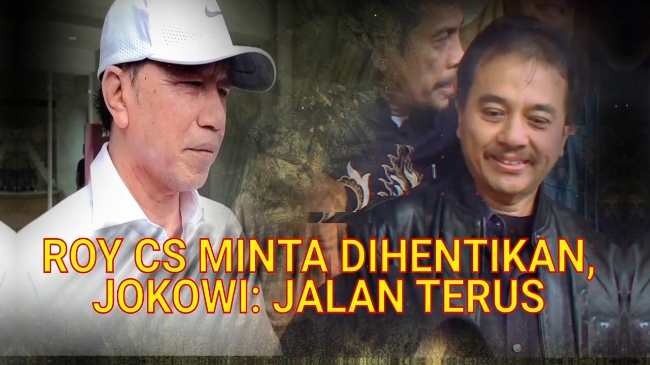 Roy Cs Minta Dihentikan, Jokowi: Jalan Terus | AKIP tvOne