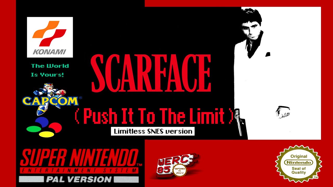 SCARFACE ( Push It To The Limit ) 16-bit Limitless SNES Chiptune Cover (werc85)
