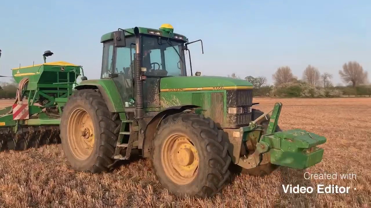 John Deere 7700, John Deere 750A, GreenStar 6000. Dry Conditions