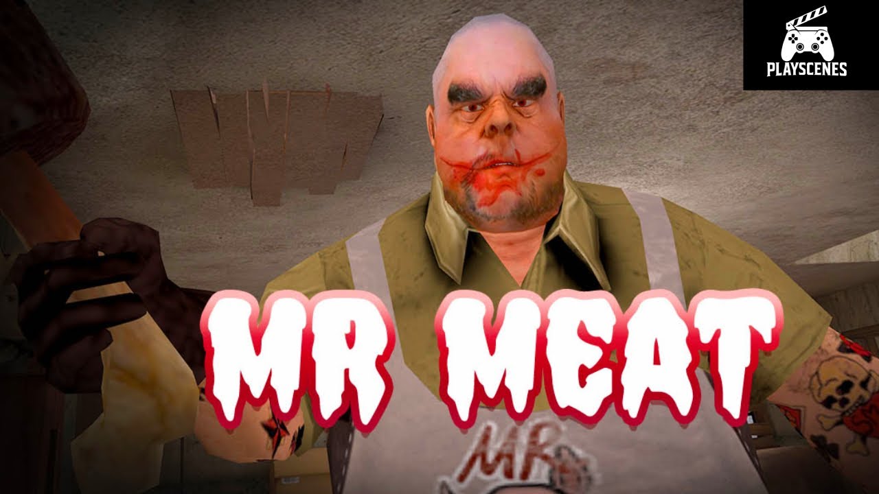 Saving the Trapped Girl in Mr. Meat Horror Game