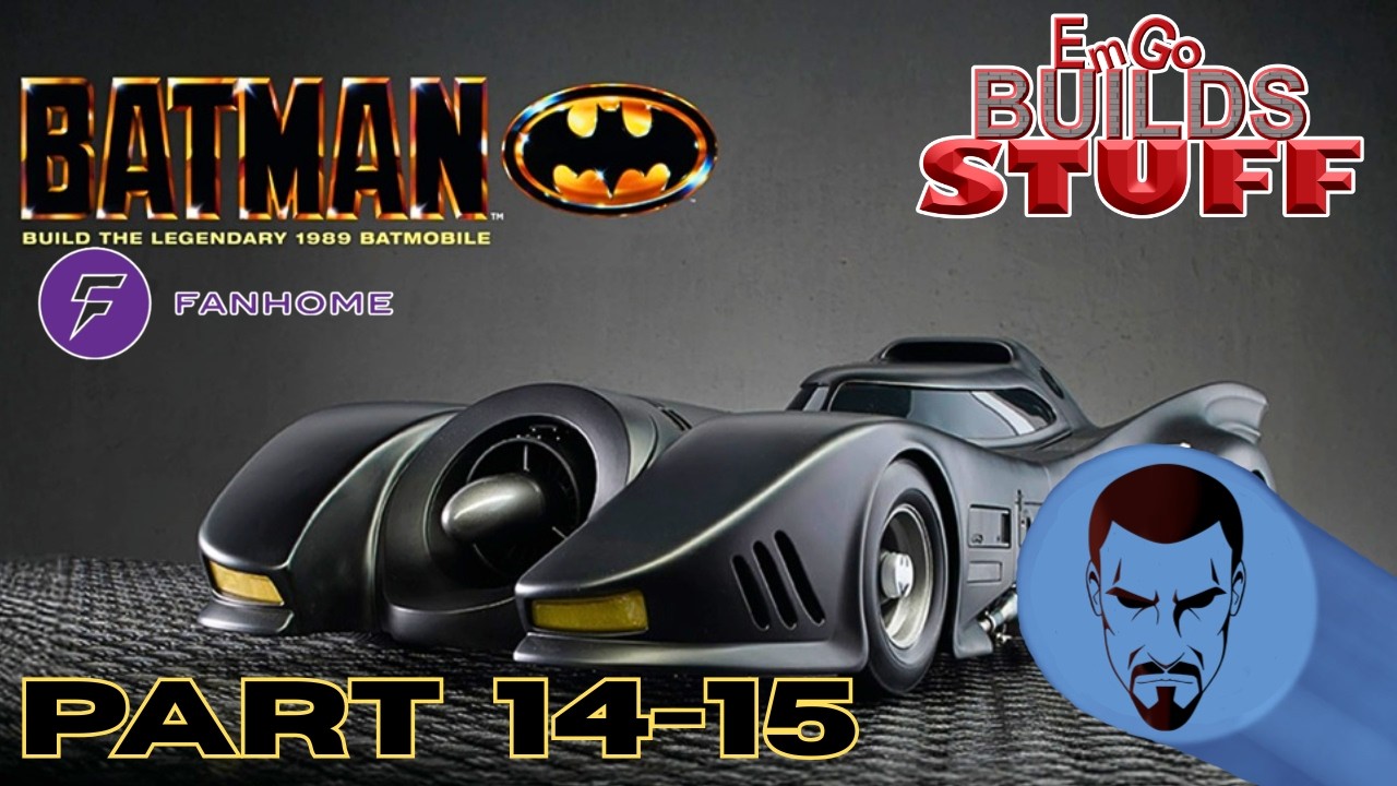 Fanhome Batman 1989 Batmobile Kit (Part 14-15): EmGo Builds Stuff