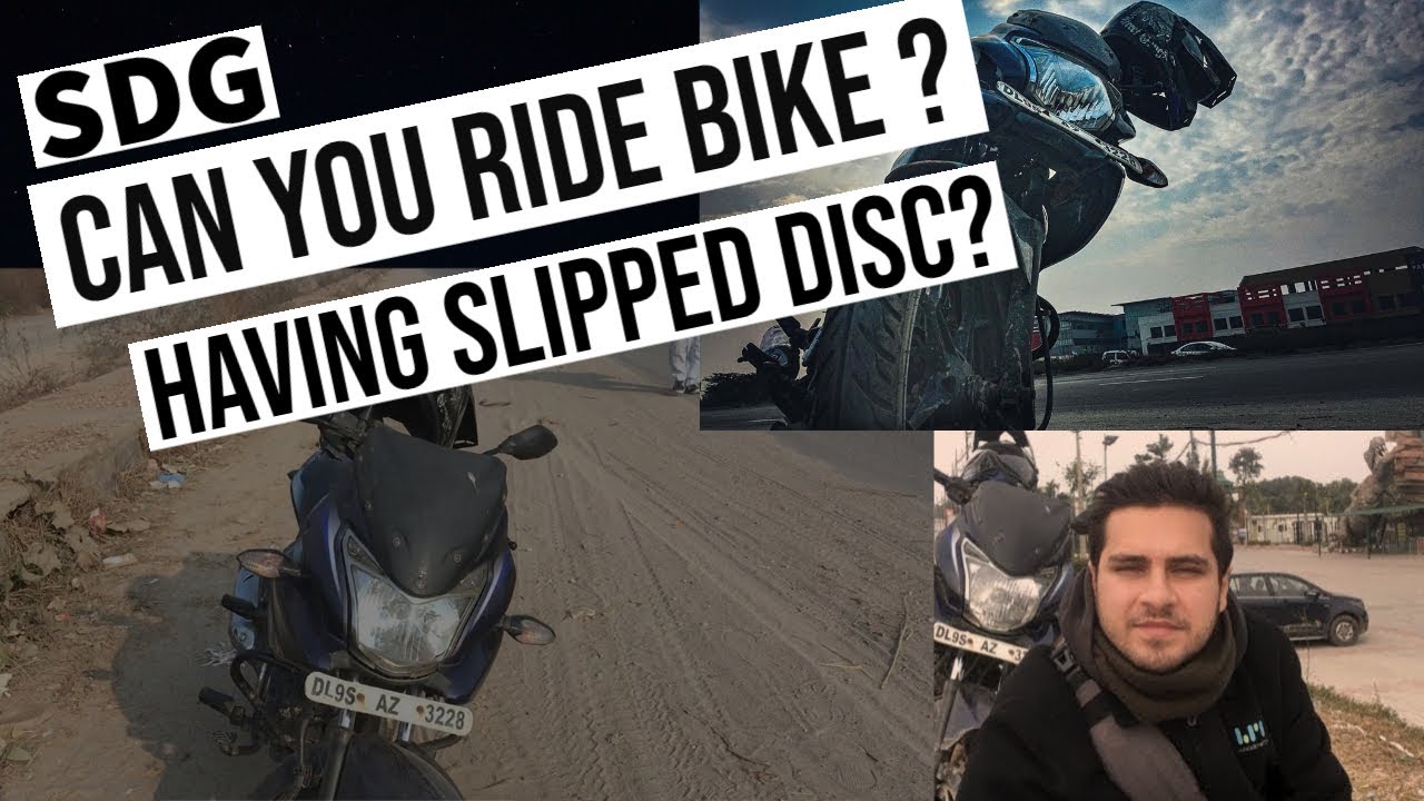 Can you Ride bike with slipped Disc  ? |SDG| how much time you need to start riding again ? |#Sdg|