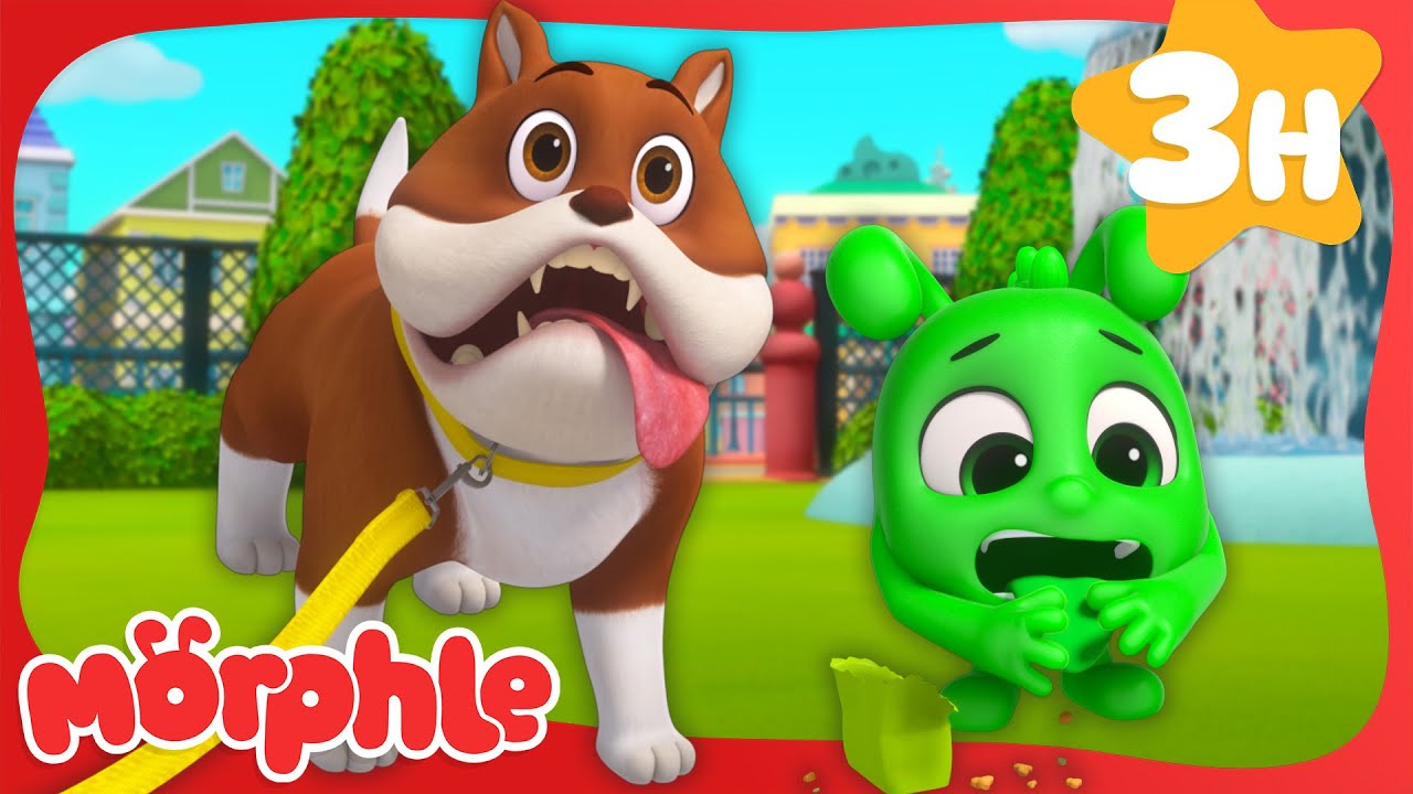 Barky Walkies | Morphle the Magic Pet | Preschool Learning | Moonbug Tiny TV