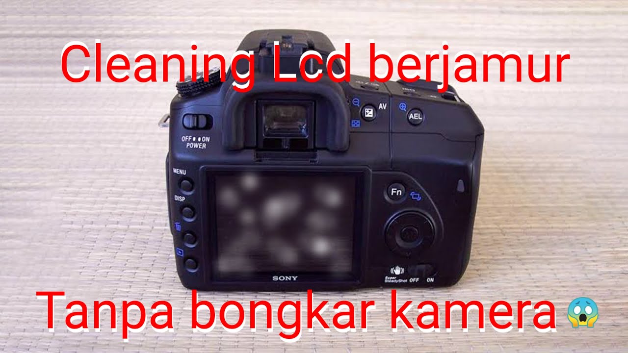 cleaning lcd kamera berjamur