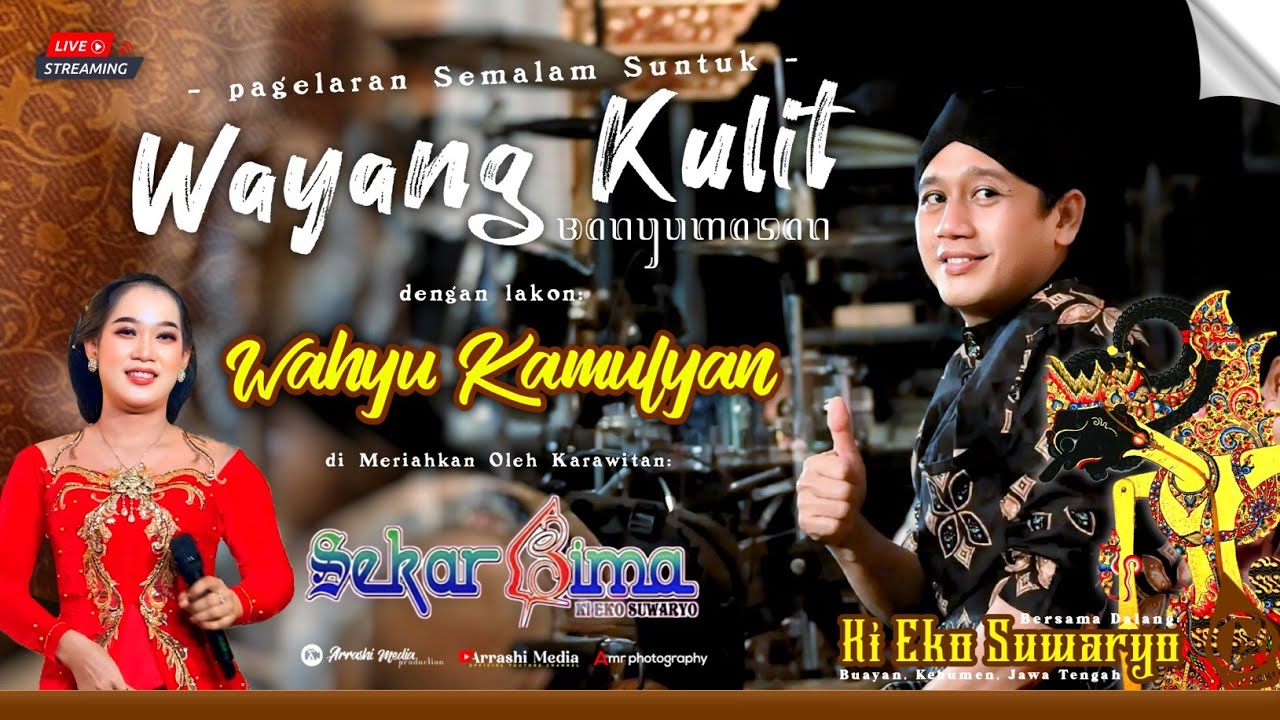 WAHYU KAMULYAN | LIVE Malam Ini‼️ Wayang Kulit Dalang Ki Eko Suwaryo Terbaru 9 Oktober 2025
