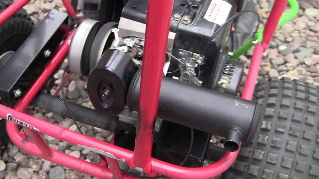 8 Hp Tecumseh Go Kart Rev/Idle (Quiet Muffler) (HD)