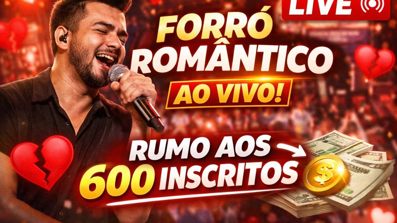 Forró Romântico Ao Vivo 💔🎶 | Sofrência Que Une a Gente | Rumo aos 600