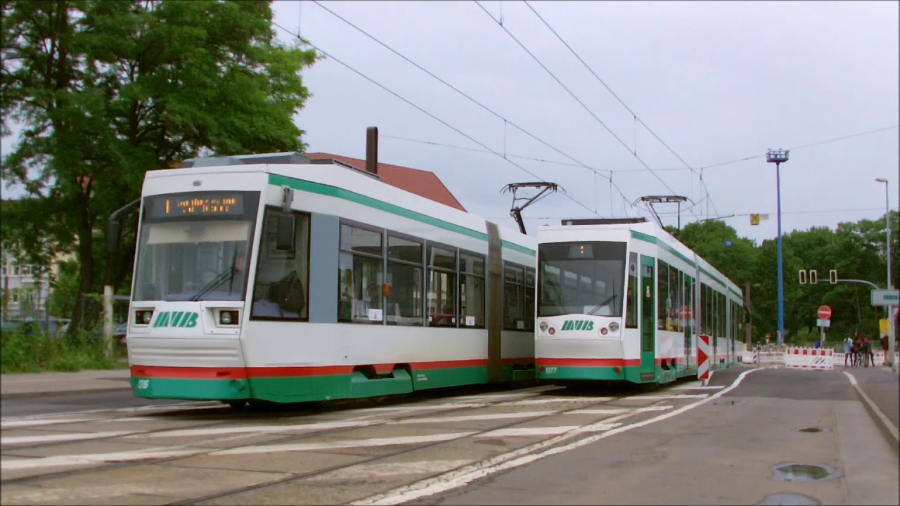 Straßenbahn Magdeburg im Frühjahr 2017 (neues Liniennetz  +  neue Aufnahmestandorte + Bus-Aufnahmen)