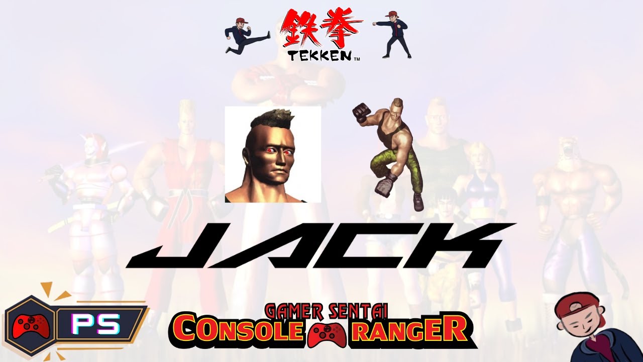 TEKKEN 1 - Jack [Arcade Mode] - [Tekken Project] [No Commentary]