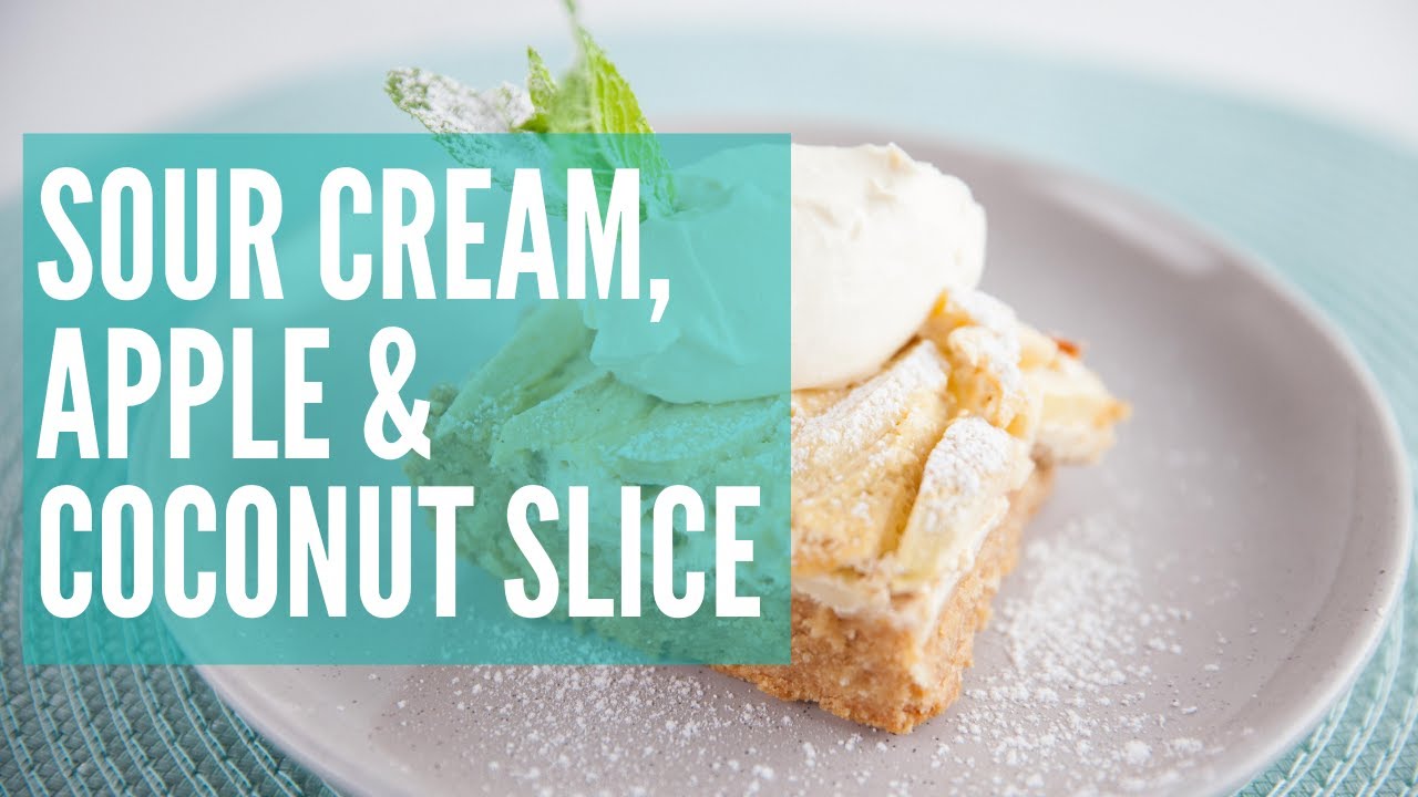 Sour Cream, Apple & Coconut Slice | GCBC13 Ep27