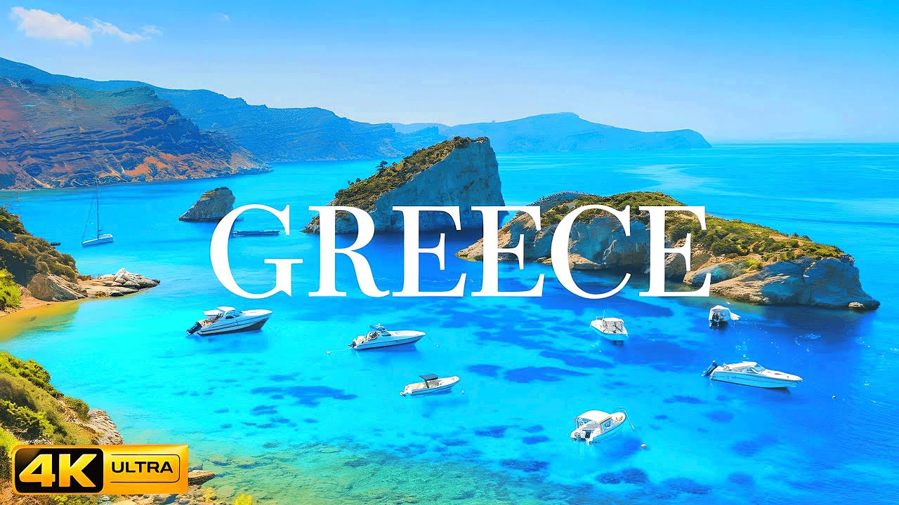Ultimate Greece Escape: 4K Aerial Views & Relaxing Music