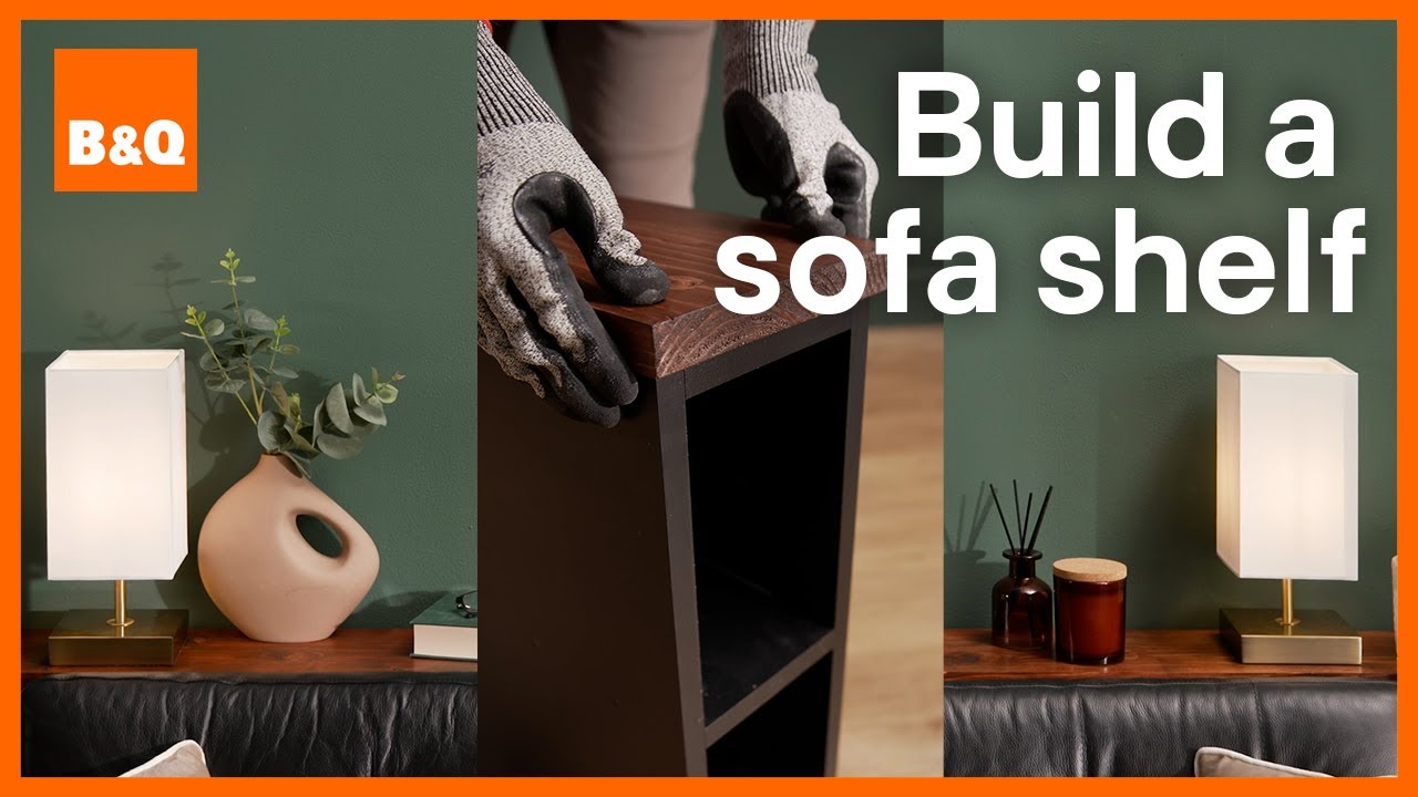 How to build a sofa shelf | DIY