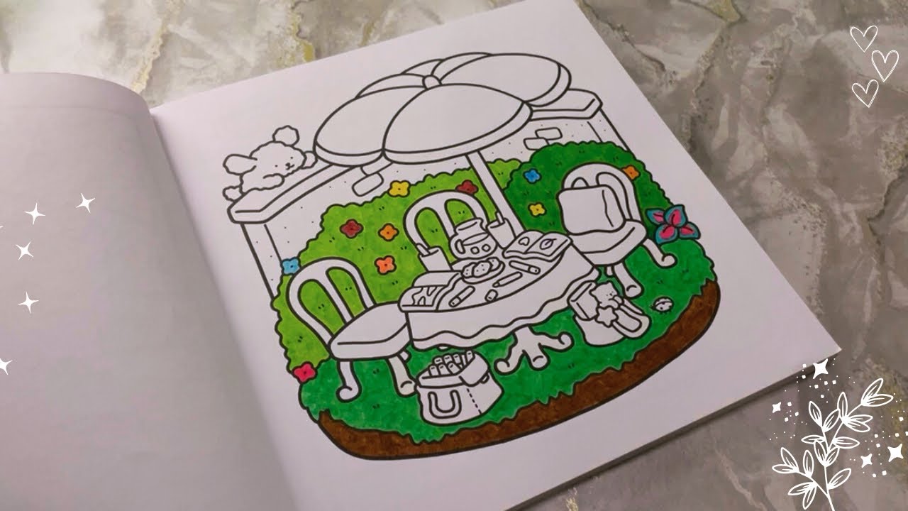 Cozy Night Time Colouring ✨Coco Wyo | Cozy Corner Colouring Book | Relaxing Colouring