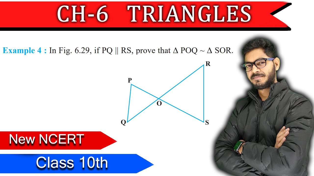 Class 10 || Example 4 Chapter 6 Triangles || Maths NEW NCERT RAJEEV SIR ||