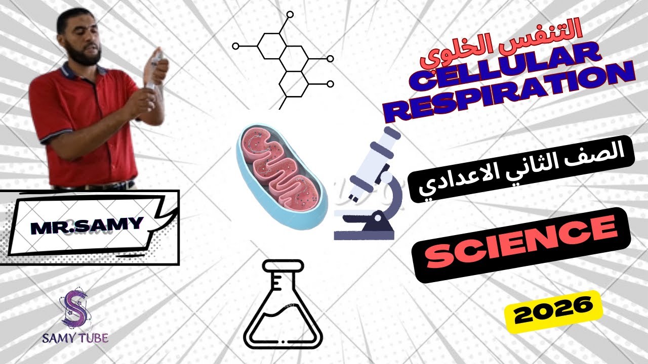 شرح درس التنفس الخلوي الصف الثاني الاعدادي  MR.SAMY .. CELLULAR RESPIRATION