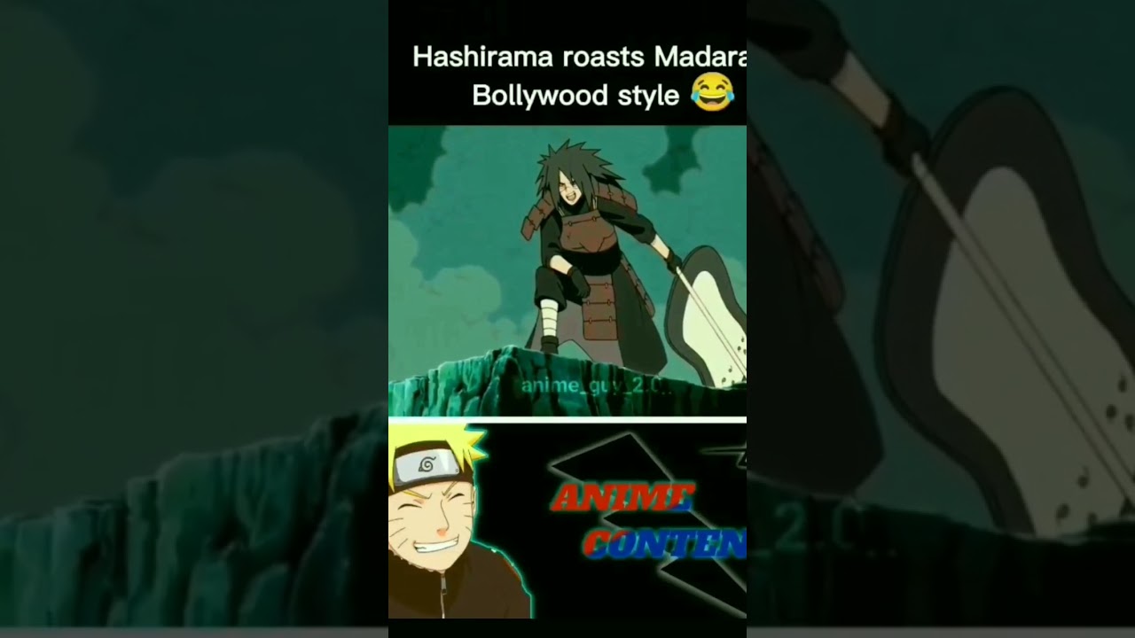 hashirama roasting madara bollywood style #anime #viral #trending #videoediting