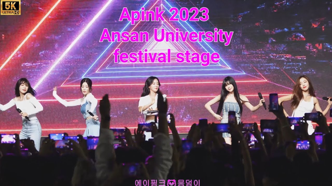 (5.7K) 국민 걸그룹 에이핑크 Apink 안산대학교 축제 무대 뿌셨다 🔨  2023