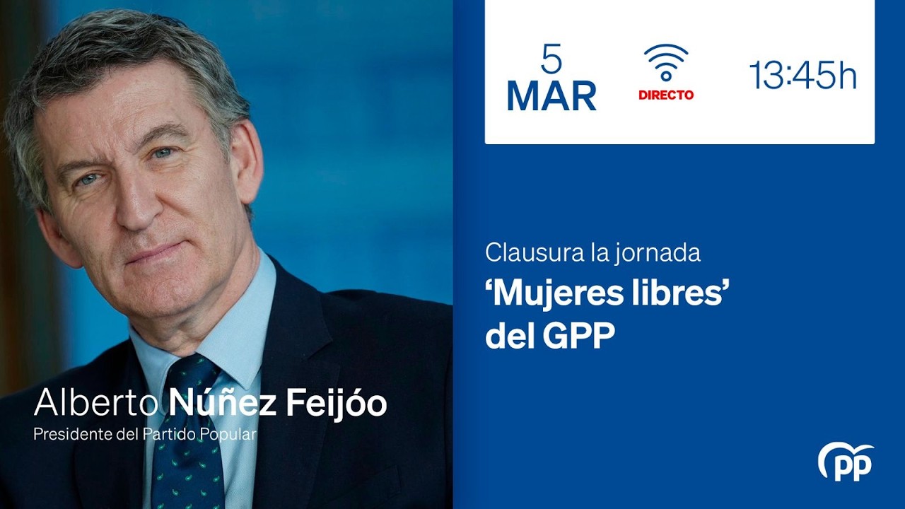 Feijóo clausura la jornada ‘Mujeres libres’
