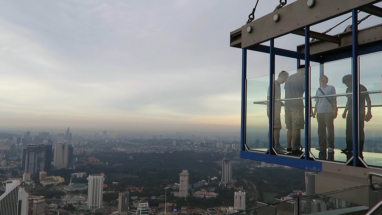 Kuala Lumpur Tower and Glass Box (KL Menara Tower glass floor)