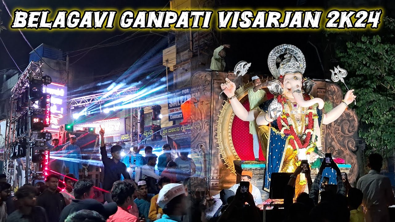 Belagavi Ganpati Visarjan 2K24 || EXCLUSIVE Vlog || Belgaum Ganpati Visarjan 2024