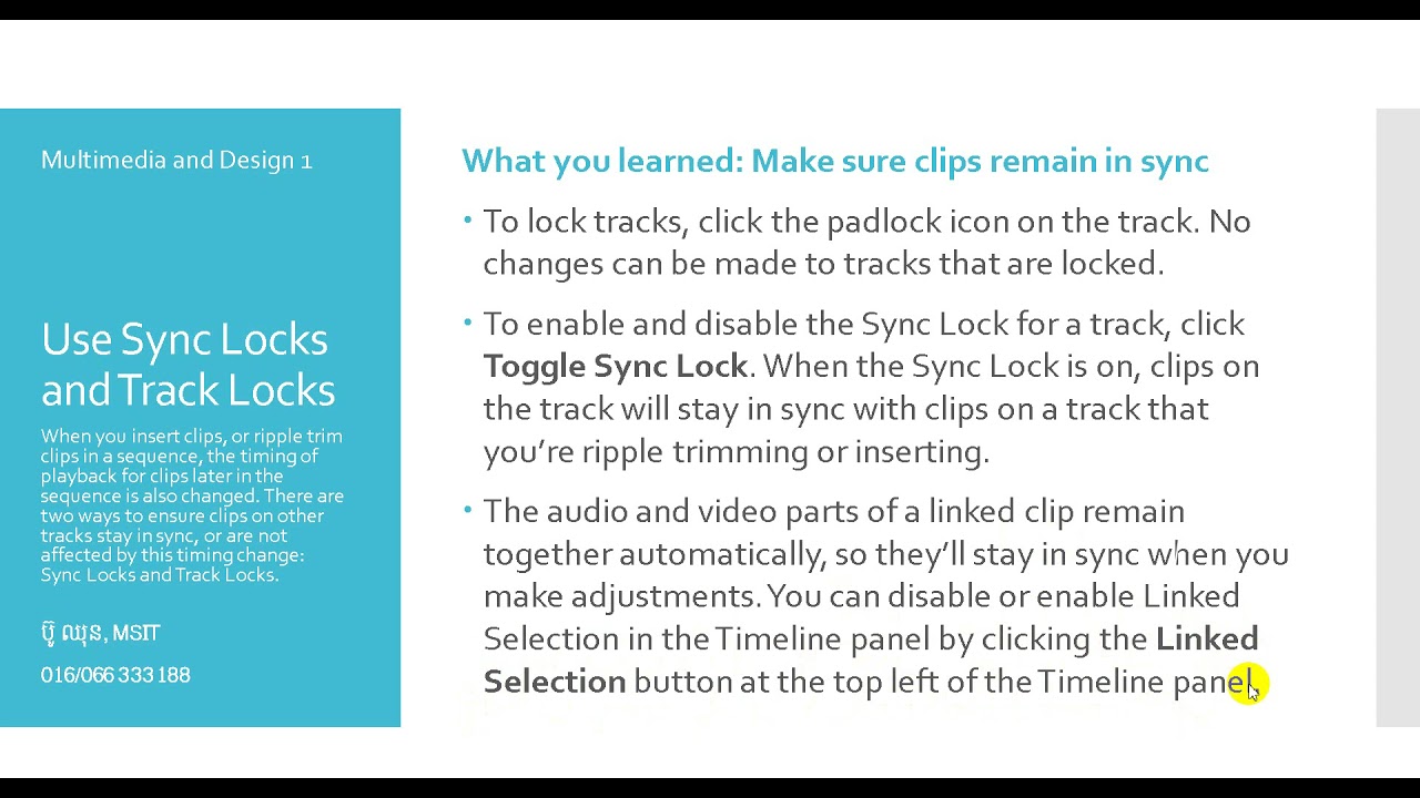 Adjust the timing of your edits