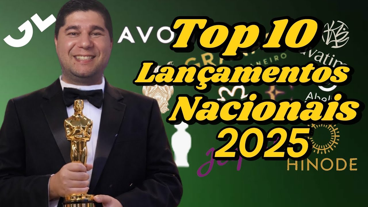 Top 10 Lançamentos Nacionais 2025/ Perfumes Masculinos.