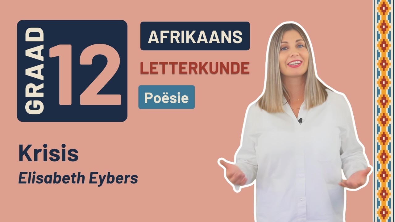 Gr12 Afrikaans: First Additional Language Literacy | Krisis -  Elisabeth Eybers