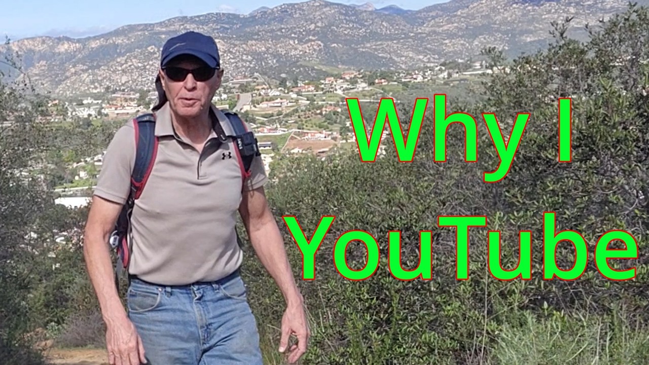 My Youtube journey so far while hiking in California