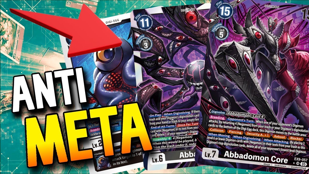 Deck Profile Abbadomon Ex9 | Digimon Card Game