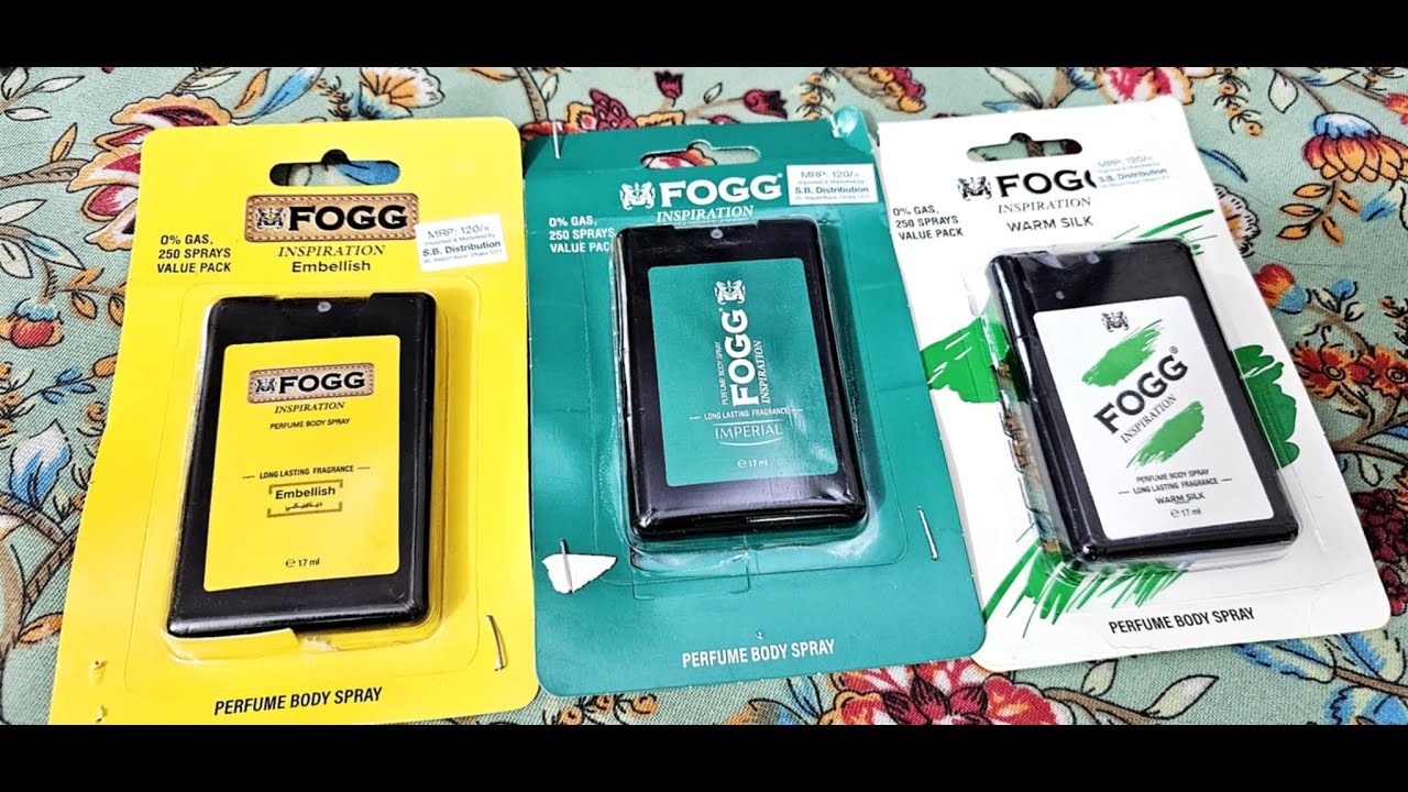 Fogg Pocket Perfumes (Embellish/Warm Silk/Imperial)