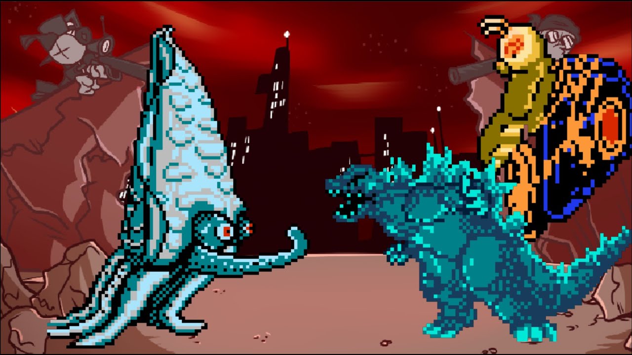 Accelerant Amoeba - Accelerant but Gezora, Godzilla, and Mothra sing it
