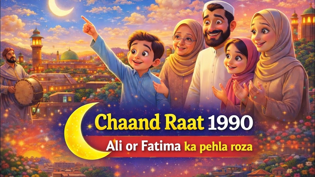 Chand Raat 1990 – Ali Aur Fatima Ka Pehla Roza | Purana Ramzan Yaadgar Kahani