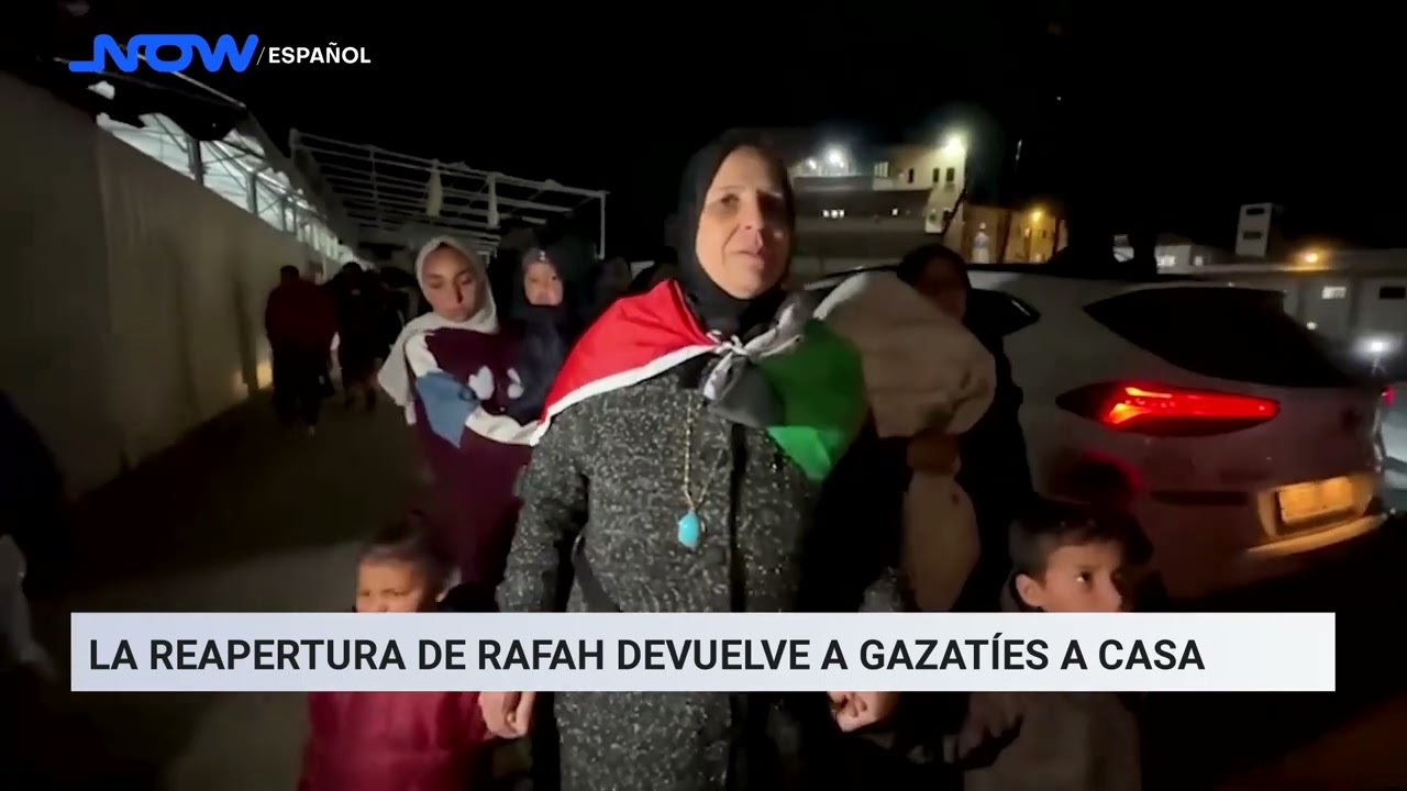 La reapertura de Rafah devuelve a gazatíes a casa