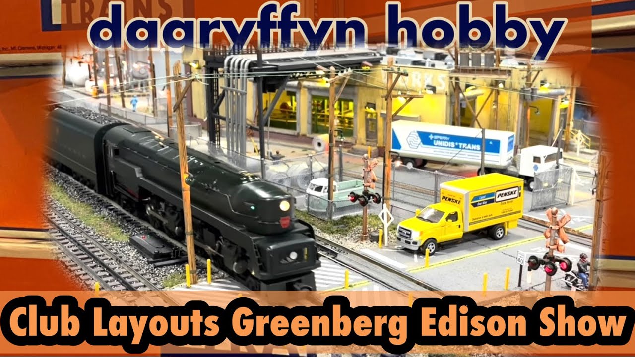 Layouts at the Greenberg’s Train Show in Edison featuring The Raritan HiRailers