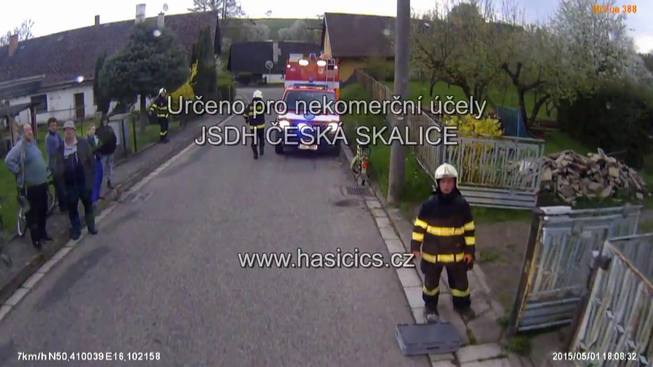 Jízda k zásahu, Starkoč 01.05.2015