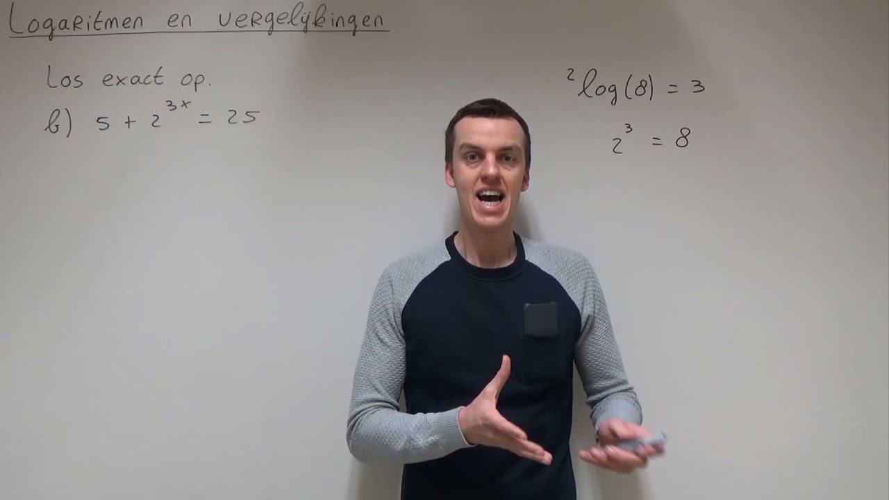 Logaritmen en vergelijkingen (HAVO wiskunde B)