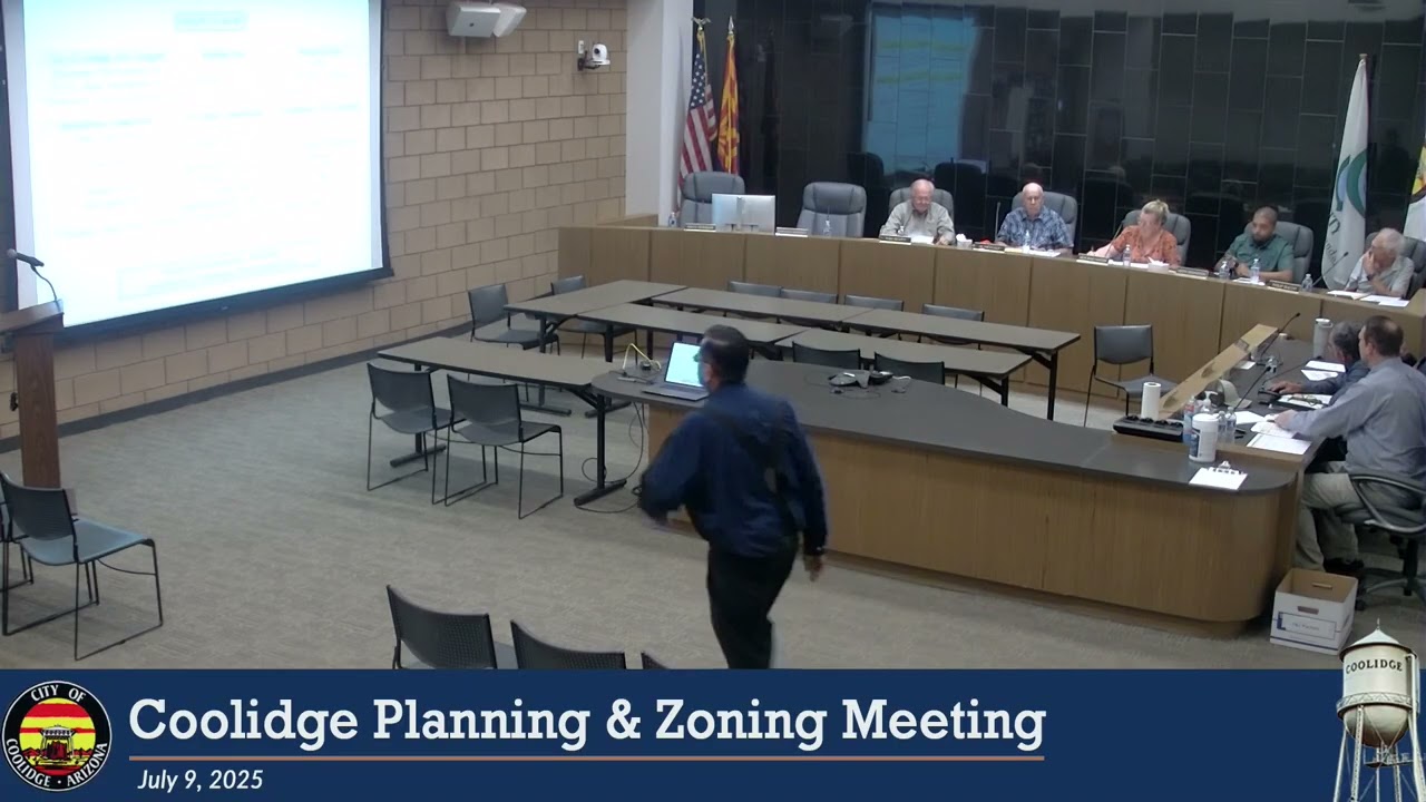 City of Coolidge, Arizona Planning & Zoning Meeting July 9, 2025